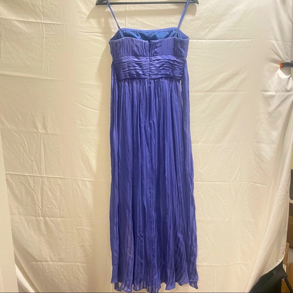 🌻2X HP🌻BCBGMAXAZRIA Violet Strapless Silk Floor Length Evening Dress, Size: 0 - Picture 10 of 14